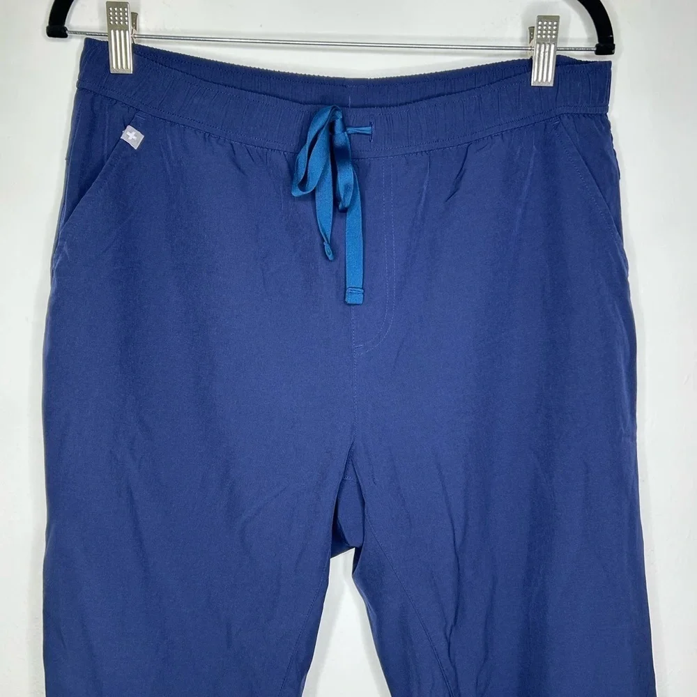 Figs Tansen FREEx Lined Jogger Scrub Pants Navy Size Medium
